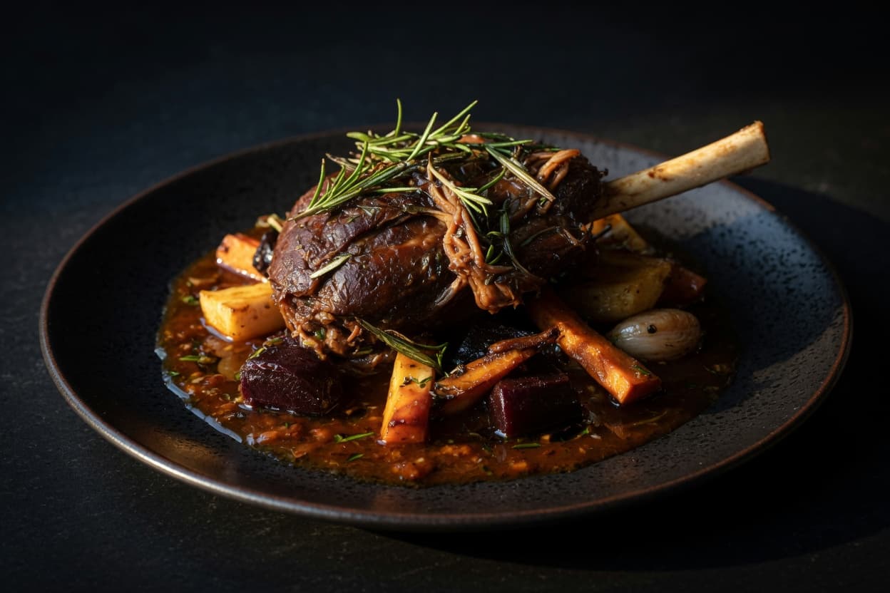 Slow-cooked