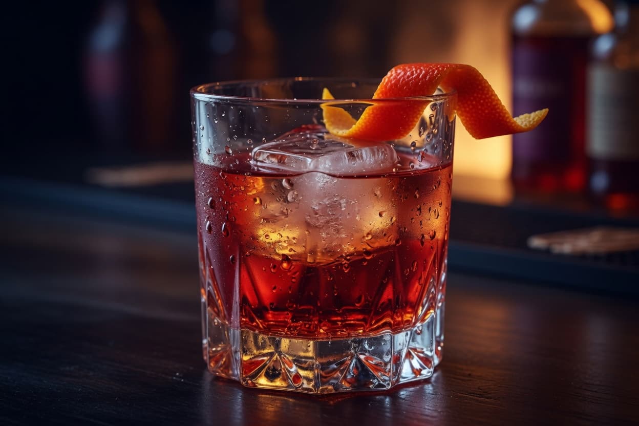 A Negroni to start